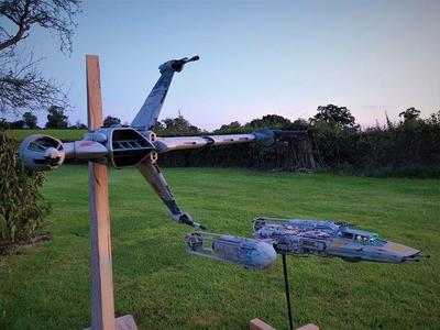 starwars Y-wing and B-wing 3D Model Collection