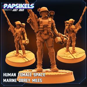HUMAN COLONIST MARINE PVT OBREY MILES