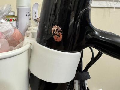 Ikea 3 tier utility cart hair dryer holder