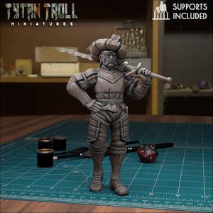 Mercenary Landsknecht Soldier 01 [Pre-Supported]