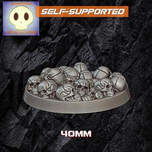 Skull Pile Base (40mm round)