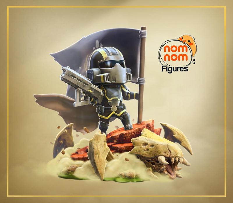 Chibi Helldiver – Helldivers 2