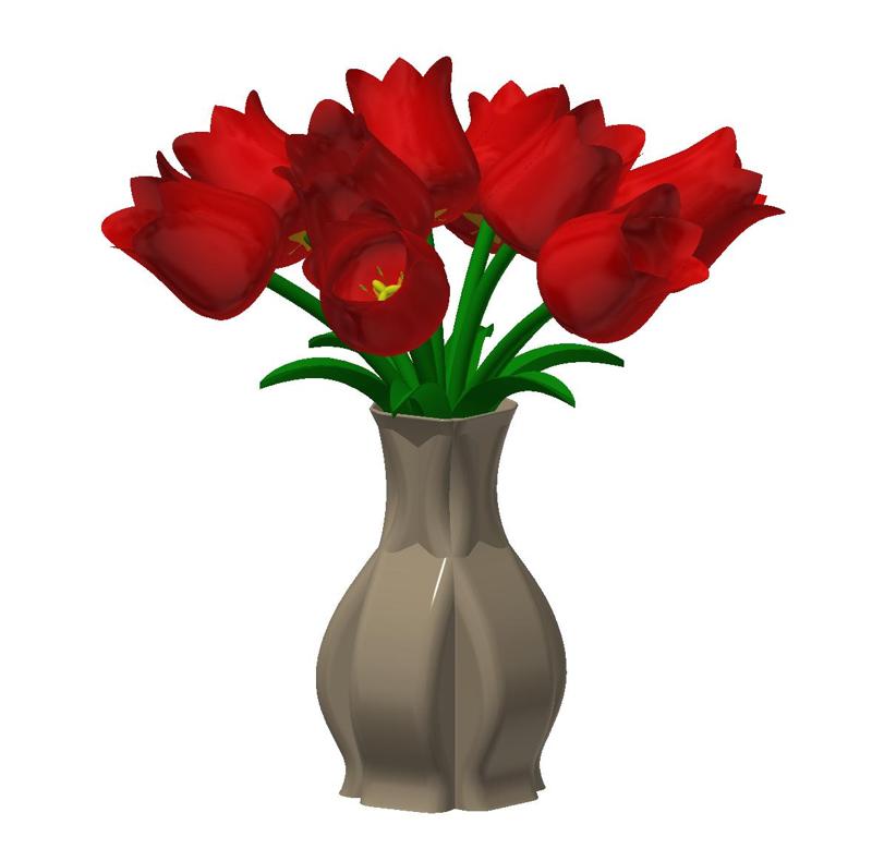 Decorative flower plant vase