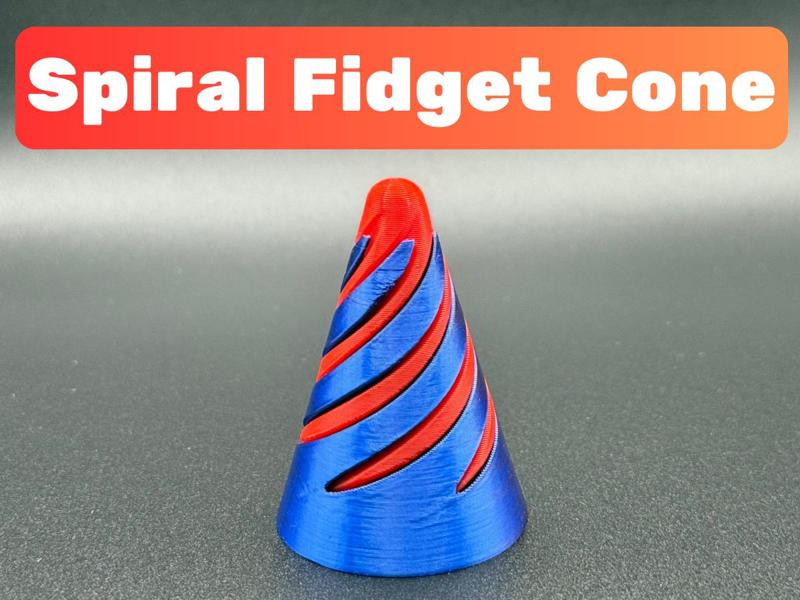 Spiral Fidget Cone