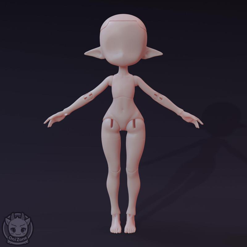 Female BJD Style Body for Nendoroid
