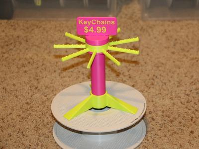 Keychain Display Rotating