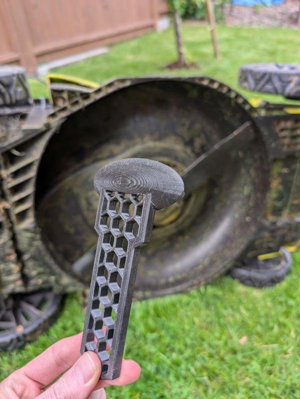 Lawn Mower Hex Scraper