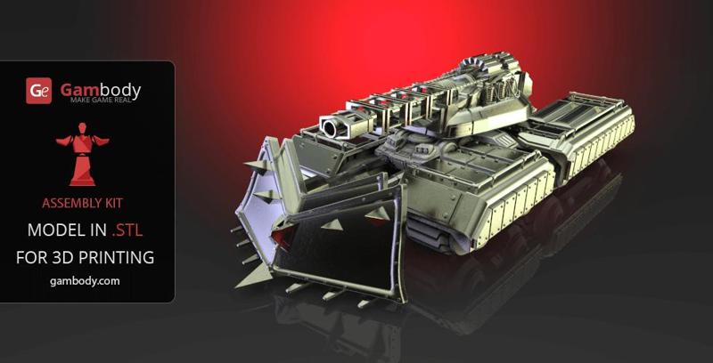 Mammoth Tank Accessories 3D Print Files – Set 2 | Assembly Model