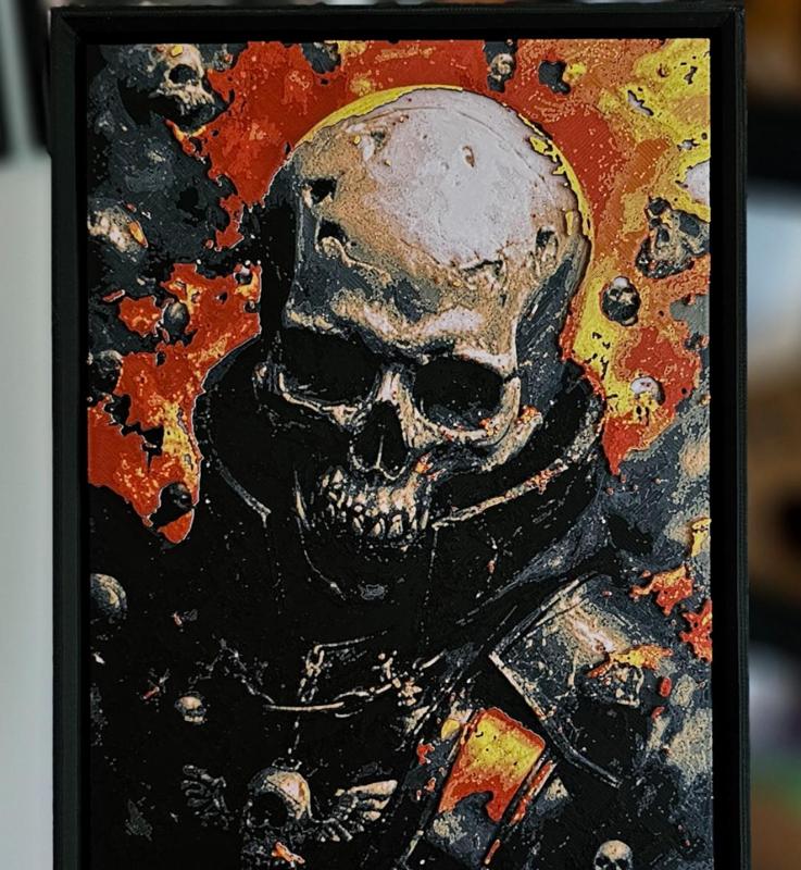 Chaos Marine – Warhammer 40K (HueForge)