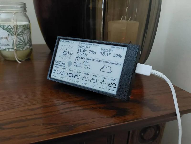 Lilygo T5 4.7″ V2.3 E-Paper display case