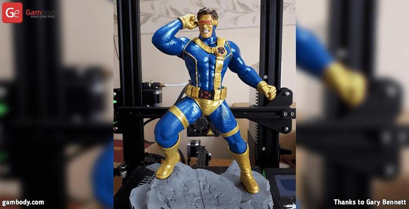 X-Men Cyclops 3D Printing Figurine | Assembly
