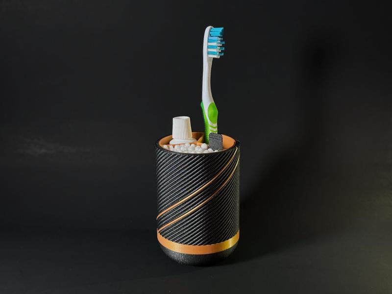 Modern Spiral Bath Utensil Organizer