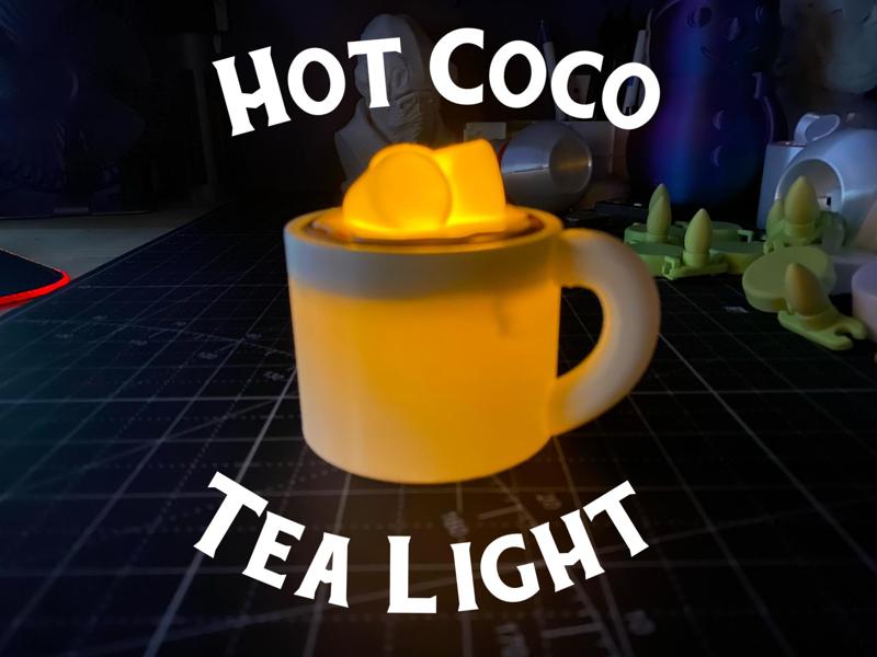 Hot Chocolate Tea Light