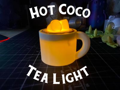 Hot Chocolate Tea Light