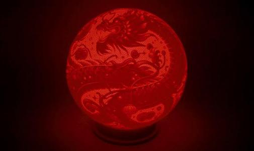 Year of the Dragon Lantern Lithophane