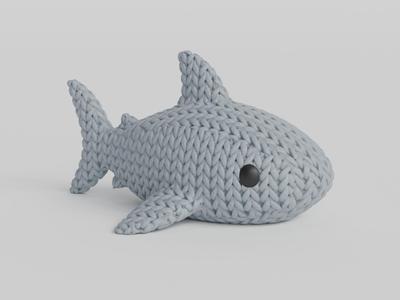 Knitted Shark