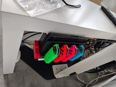 Dock switch under table