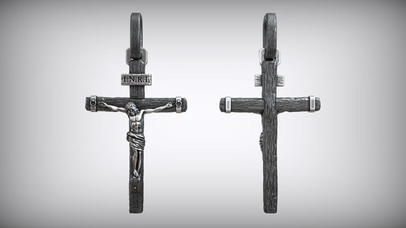 Jesus Christ Crucifixion Christian Cross Pendant