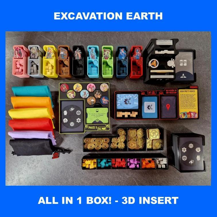 EXCAVATION EARTH – ALL IN – INSERT, EINSATZ, INLAY, ORGANIZER