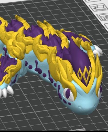 Bard Dragon – D&D Articulated Dragon Fidget Toy