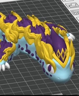 Bard Dragon – D&D Articulated Dragon Fidget Toy