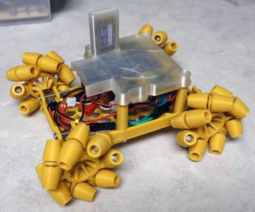 All-3d-Printed Mecanum Wheel Rover using Parametric Wheels