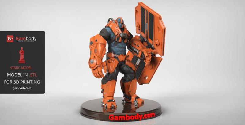 Paragon Steel 3D Printable Design | Static Figure