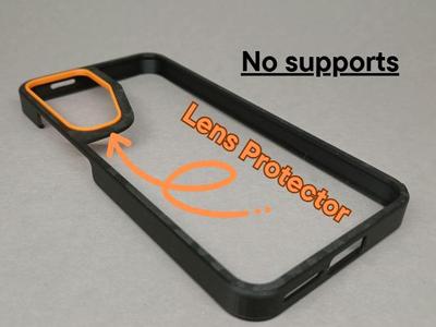 Samsung S25 minimalist case with lens protecor