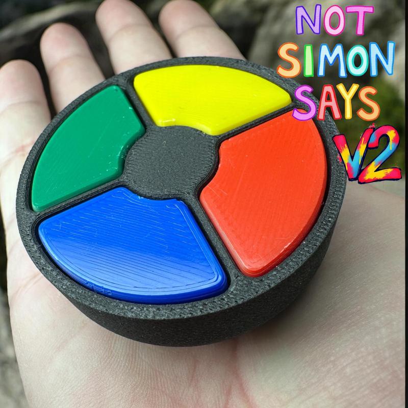 Not Simon Says, 4 Panel Clicker, Fidget, Sensory Toy