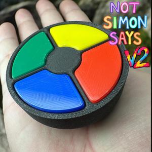 Not Simon Says, 4 Panel Clicker, Fidget, Sensory Toy