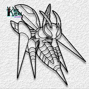 beedrill pokemon wall art anime cartoon decor fanart