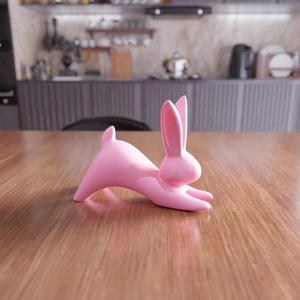 3D Cute Easter Bunny as a Stl File & Easter Gift, Bunny Rabbit, Bunny Ears, 3D Print File, Easter Decor, Easter Rabbit, Happy Easter