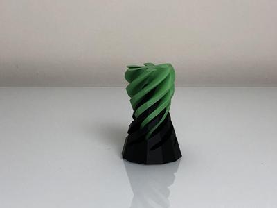 Dodecagonal Pyramid Passthrough Spiral Fidget Toy