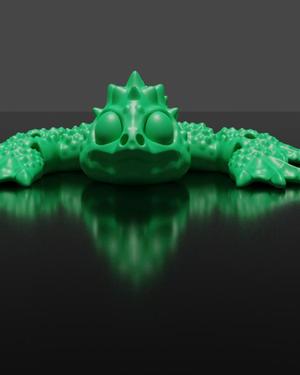 Articulated Lizard / Dragon Flexi – Support free – Print in Place