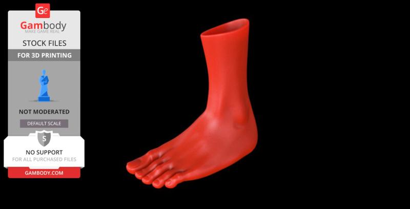 Hyper Realistic Woman’s Foot Vase