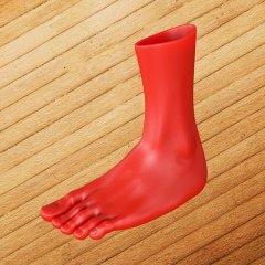 Hyper Realistic Woman’s Foot Vase