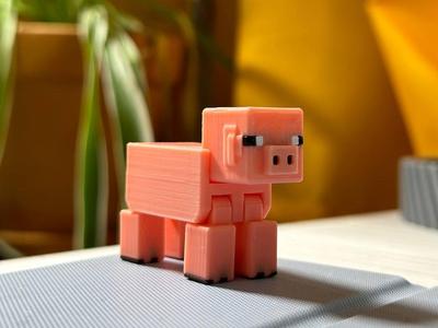 Minecraft Pig Articulated