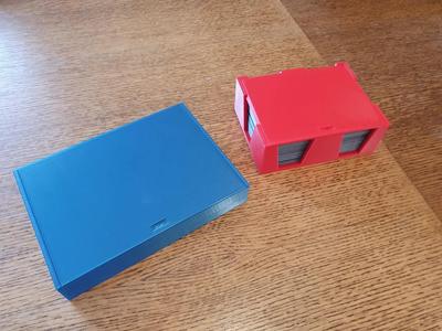 Hjärnor Token & Card boxes with sliding lid