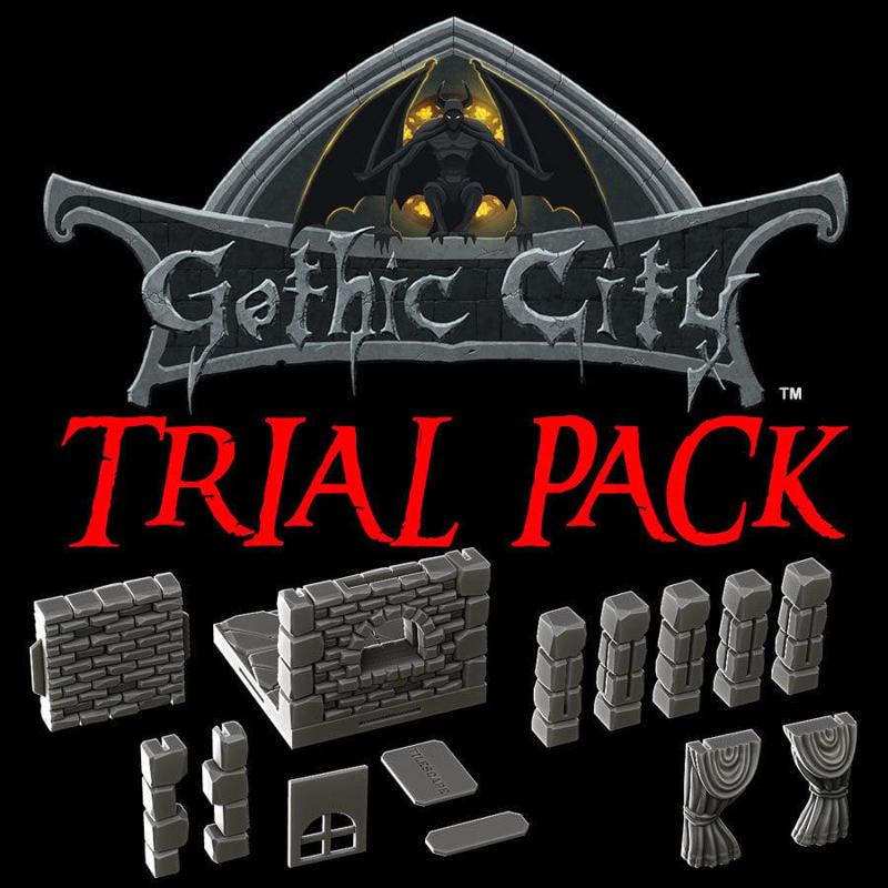 GOTHIC CITY (TILESCAPE 2.0) TRIAL PACK - OUR NEW KICKSTARTER IS NOW LIVE!!!