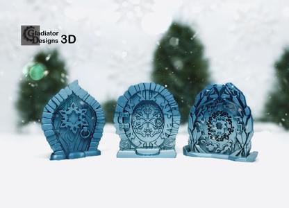 Winter Fairy Doors