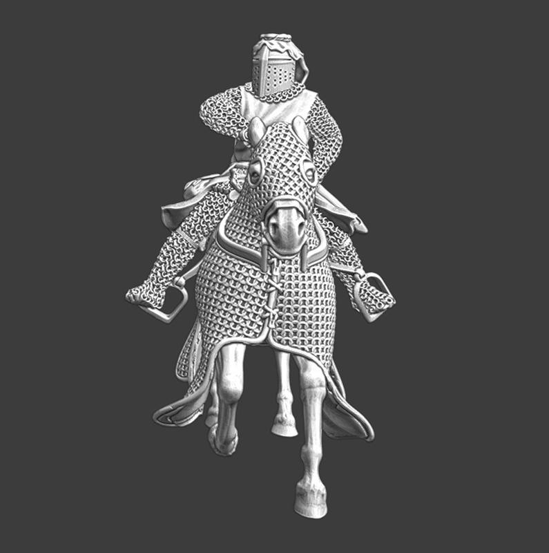 Mounted Hospitaller knight – Drawing Sword