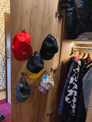 Hook for caps (and other things)