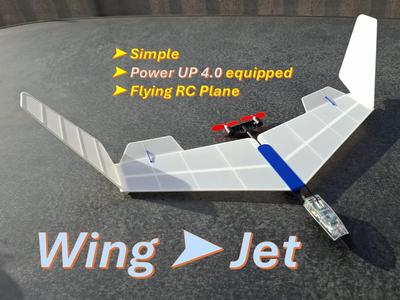 Smartphone-controlled aircraft “WingJet”