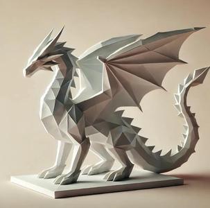 Low poly Dragon