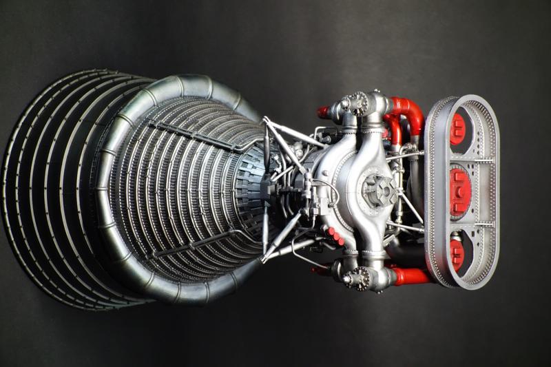 Apollo  Saturn V F-1 Rocket Engine 3Dprint model