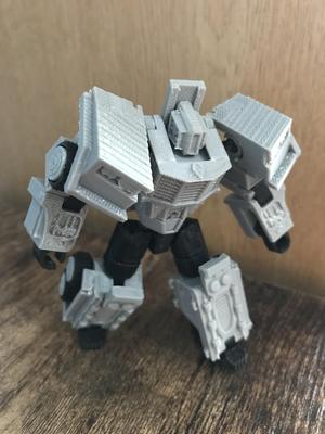 Armored car transforming toy