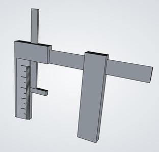 Carburettor float height gauge