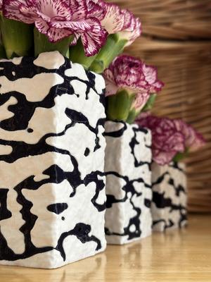 Square Marble Vases (Large)