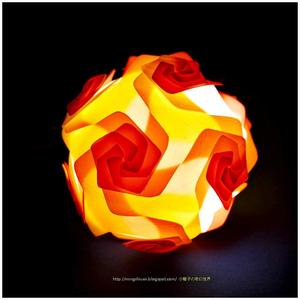 Nylon Filament Puzzle Lamp Shade