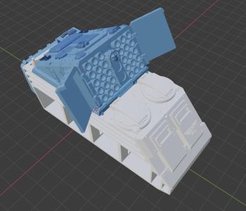 40K Rhinoceros Hell Rain Missile Pod